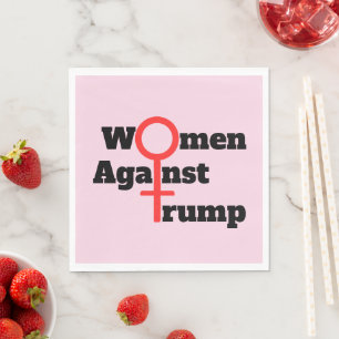 Frauen gegen Trump Paper Napkin Serviette