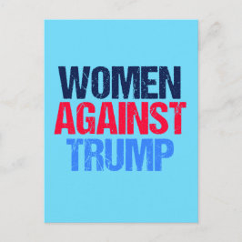 Frauen gegen Trump Postkarte