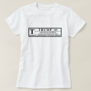 Frauen gegen Trump-Warnschild T-Shirt