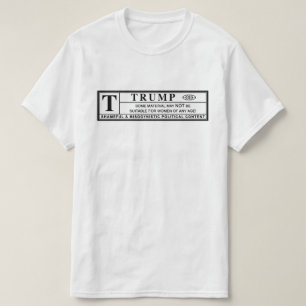 Frauen gegen Trump-Warnschild T-Shirt