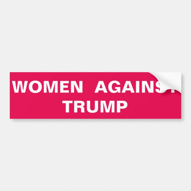 FRAUEN GEGEN TRUMPF AUTOAUFKLEBER (Vorne)
