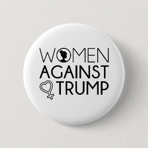 Frauen gegen Trumpf Button