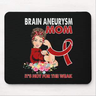 Frauen Gehirnaneurysma Sensibilisierungskampagne Mousepad
