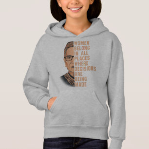Frauen gehören an allen Orten, an denen Entscheidu Hoodie