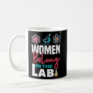 Frauen gehören in den Labrador - Wissenschaft Kaffeetasse