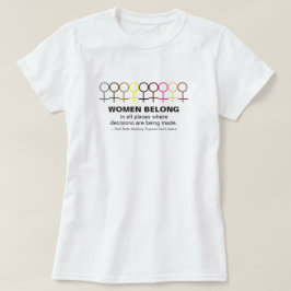 Frauen gehören Justiz Ruth Bader Ginsburg RBG Zita T-Shirt