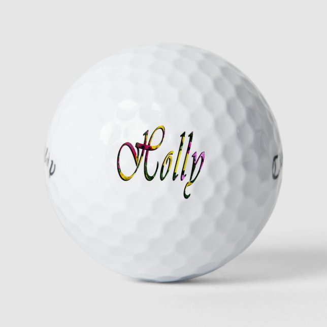 Frauen genannt Holly, Golfball (Vorderseite)