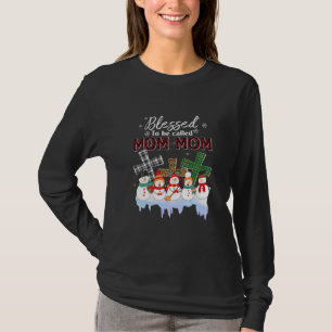 Frauen gesegnet, als Cross Christmas bezeichnet zu T-Shirt