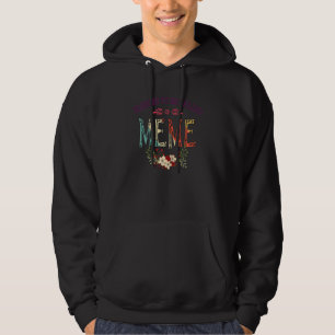 Frauen gesegnet, als Meme Floral Funny Moth bezeic Hoodie