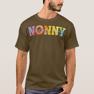 Frauen Gesegnet NONNY Niedlich Bunte Herzen NONNY T-Shirt
