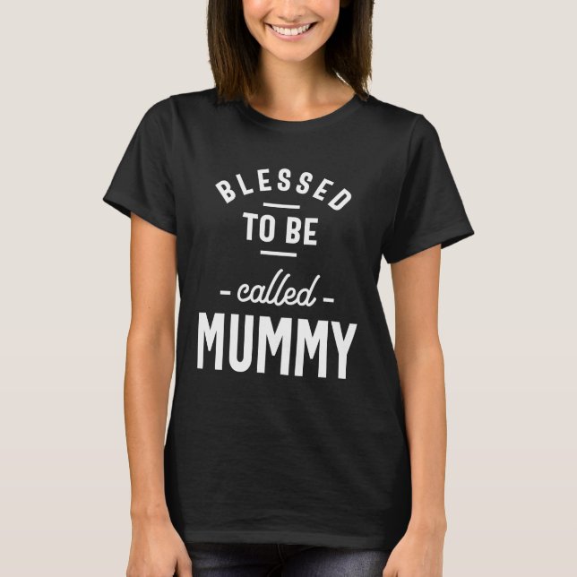 Frauen Gesegnete Mama - Muttergeschenk T-Shirt (Vorderseite)