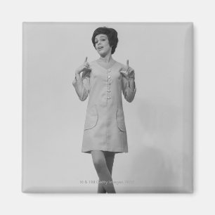 Frauen-Gestikulieren Magnet