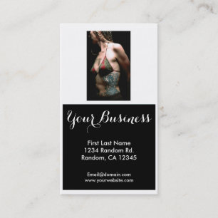 Frauen-Gewohnheits-Visitenkarten des Visitenkarte