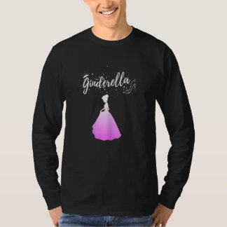 Frauen Ginderella Gin Junggesellinnenabschied Sprü T-Shirt
