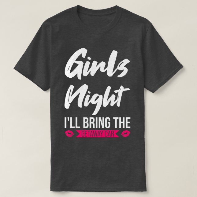 Frauen Girls Nacht bringe ich den Teil des Reisewa T-Shirt (Design vorne)
