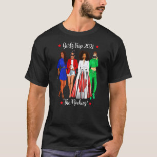 Frauen Girls Trip The Rockies Vacation Afro Cool C T-Shirt