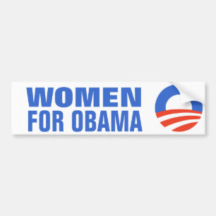 Frauen-gleiche Entlohnung für Obama 2012 Autoaufkleber
