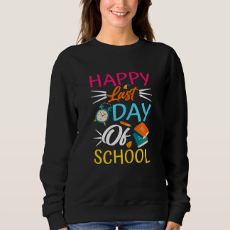 Frauen glücklich am letzten Schultag Cool School Sweatshirt