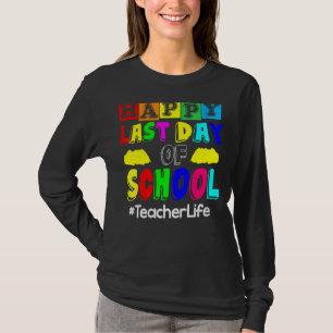 Frauen glücklich am letzten Schultag T-Shirt