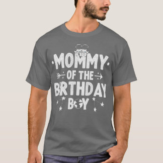 Frauen glückliche Mama auf Kindergeburtstag Premiu T-Shirt