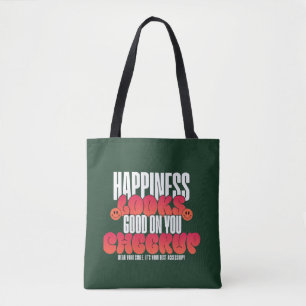 FRAUEN GLÜCKLICHER BLICK ERMUTIGUNG TOTEBAG