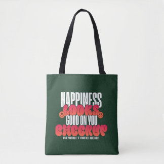 FRAUEN GLÜCKLICHER BLICK ERMUTIGUNG TOTEBAG