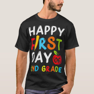 Frauen glücklicher erster Tag des 2. Studienlehrga T-Shirt