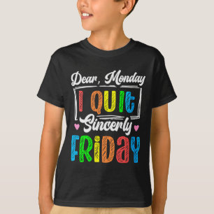 Frauen Glücklicher Freitag Fr Yay Lehrer Schule Me T-Shirt