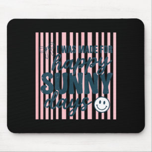 Frauen glückliches Sommerzitat positive Ästhetik s Mousepad