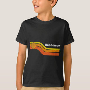 Frauen Grafik Anchorage Vintage 70er 80er Retro T-Shirt