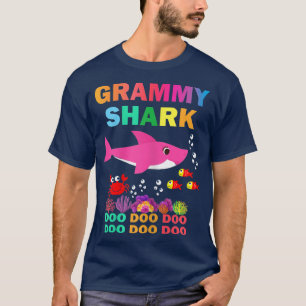 Frauen Grammy SharkMatching Family Mütter Tag Gif T-Shirt
