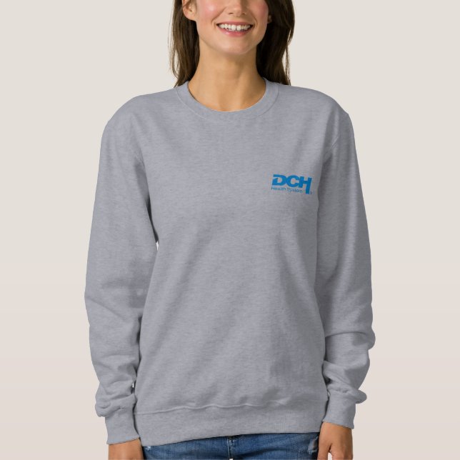 Frauen - Grau - Sweater - DCH Blue Logo Sweatshirt (Vorderseite)