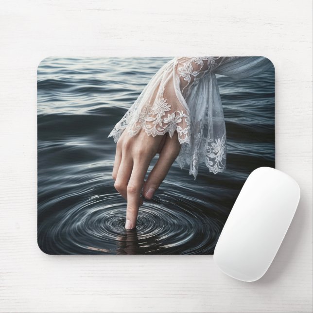 Frauen greifen Wasser Hand Mousepad (Mit Mouse)