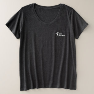 Frauen Große Größen Basic T-Shirt   ÖKO FITNESS B