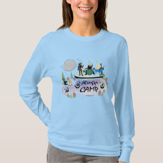 Frauen-grundlegender langer Hülsen-T - T-Shirt