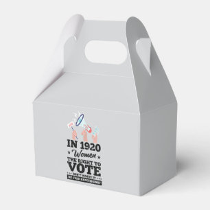 Frauen haben das Recht auf Abstimmung bei den lust Geschenkschachtel