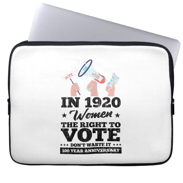 Frauen haben das Recht auf Abstimmung bei den lust Laptopschutzhülle (Vorderseite)