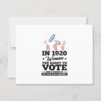 Frauen haben das Recht auf Abstimmung bei den lust