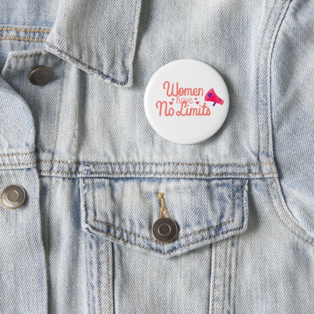 Frauen haben keine Grenzen Button (Beispiel)