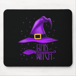 Frauen Halloween-Shirt mit böser Hexe für Frauen s Mousepad