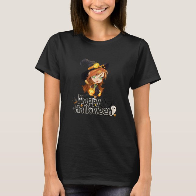 Frauen Halloween T-Shirt (Vorderseite)