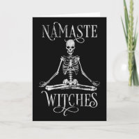 Frauen Halloween Yoga Skelett Namaste zerrissen