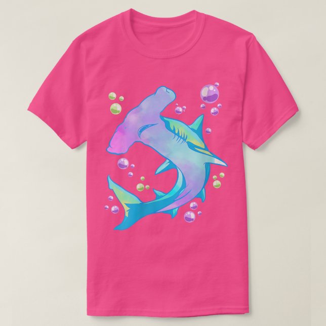 Frauen Hammerhead Shark Marine Geschenk für Mädche T-Shirt (Design vorne)