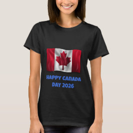 Frauen Happy Canada Day T-Shirt