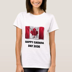 Frauen Happy Canada Day T-Shirt