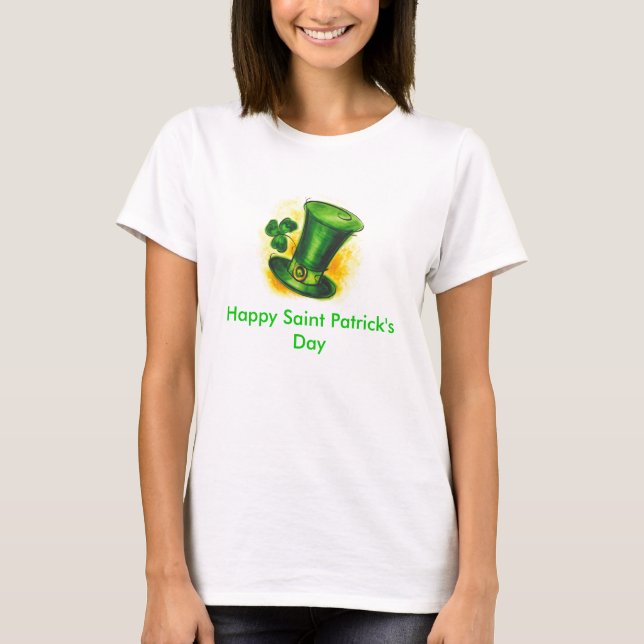 Frauen - Happy Saint Patrick's Day Shirt (Vorderseite)