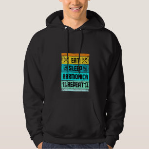 Frauen Harmonica Players Frauen Frauen Frauen Hoodie