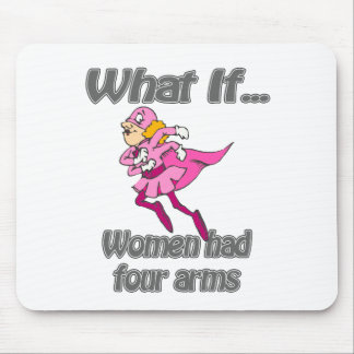 Frauen hatten vier Arme Mousepad