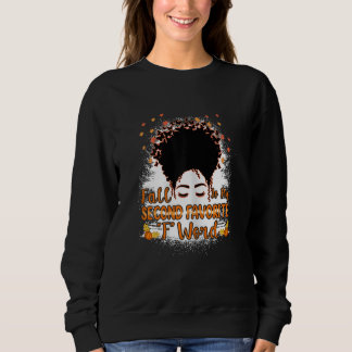 Frauen Herbst ist mein zweitliebstes F-Wort Herbst Sweatshirt