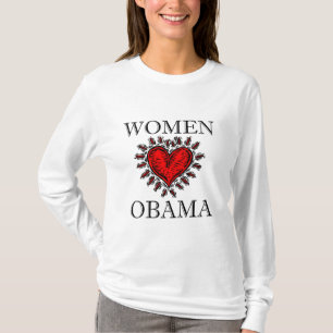 Frauen-Herz Obama T-Shirt